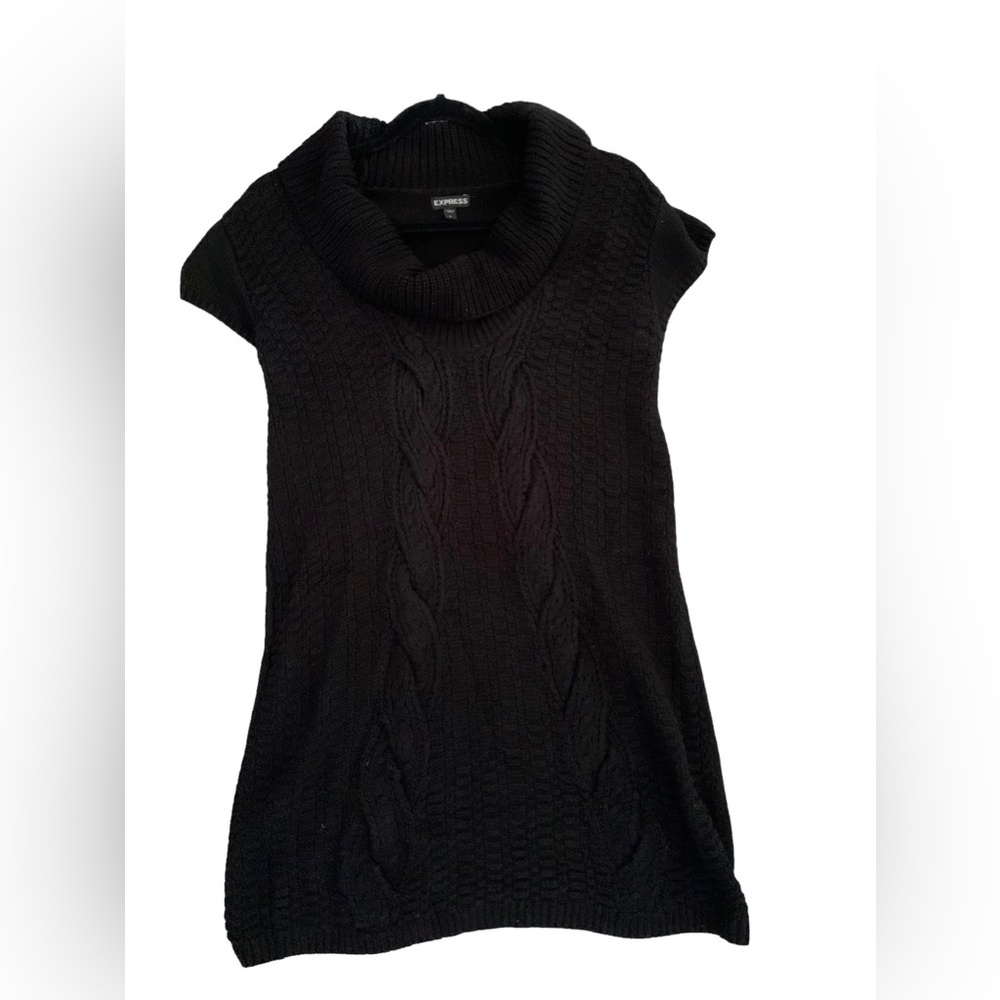 EXPRESS cowl neck knit sweater dress